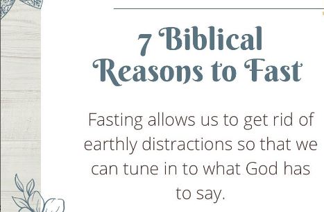 What Is The Biblical Basis For Fasting In Christianity?