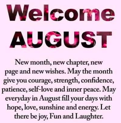 Prayer for the Blessings of the New Month of August.