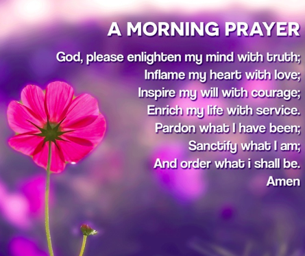 A Morning Prayer for Strength Gratitude and Guidance.