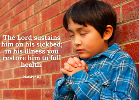 A Powerful Prayer for Healing and Strength for Sick Children.